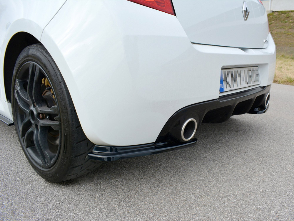 Maxton rear side splitters renault clio mk3 rs facelift models (2009-2012) 1 Maxton rear side splitters renault clio mk3 rs facelift models (2009-2012)