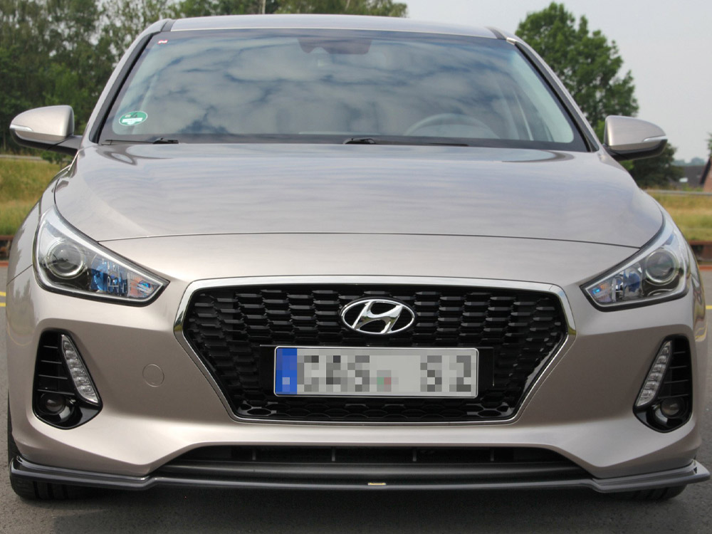 Maxton front splitter v1 hyundai i30 mk3 hatchback 3 Maxton front splitter v1 hyundai i30 mk3 hatchback - image 3