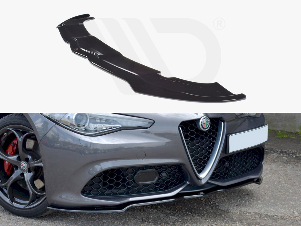 Maxton front splitter v1 alfa romeo giulia veloce (2015-2019) 1 Maxton front splitter v1 alfa romeo giulia veloce (2015-2019)