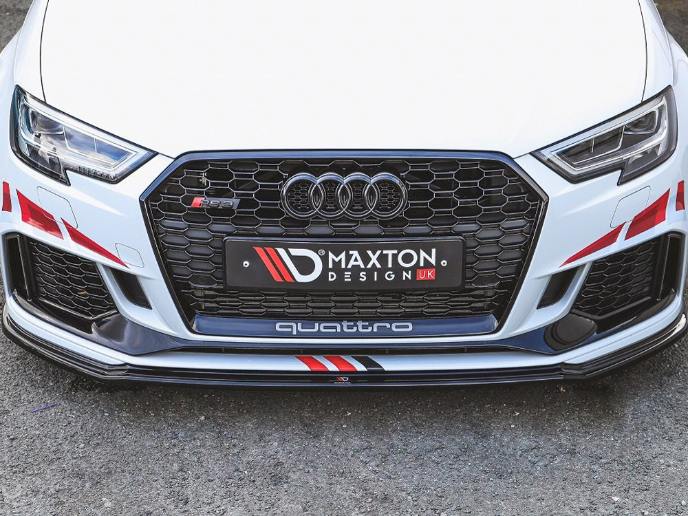 Maxton front splitter v2 audi rs3 8v facelift sportback (2017-2020) 3 Maxton front splitter v2 audi rs3 8v facelift sportback (2017-2020) - image 3