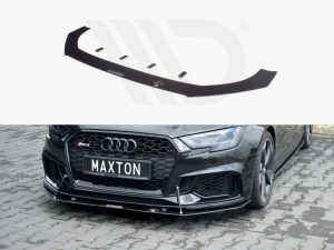 Maxton Front Racing Splitter V1 Audi RS3 8V Facelift Sportback (2017-2020)