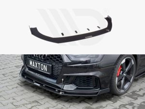 Maxton Front Racing Splitter V2 Audi RS3 8V Facelift Sportback (2017-2020)