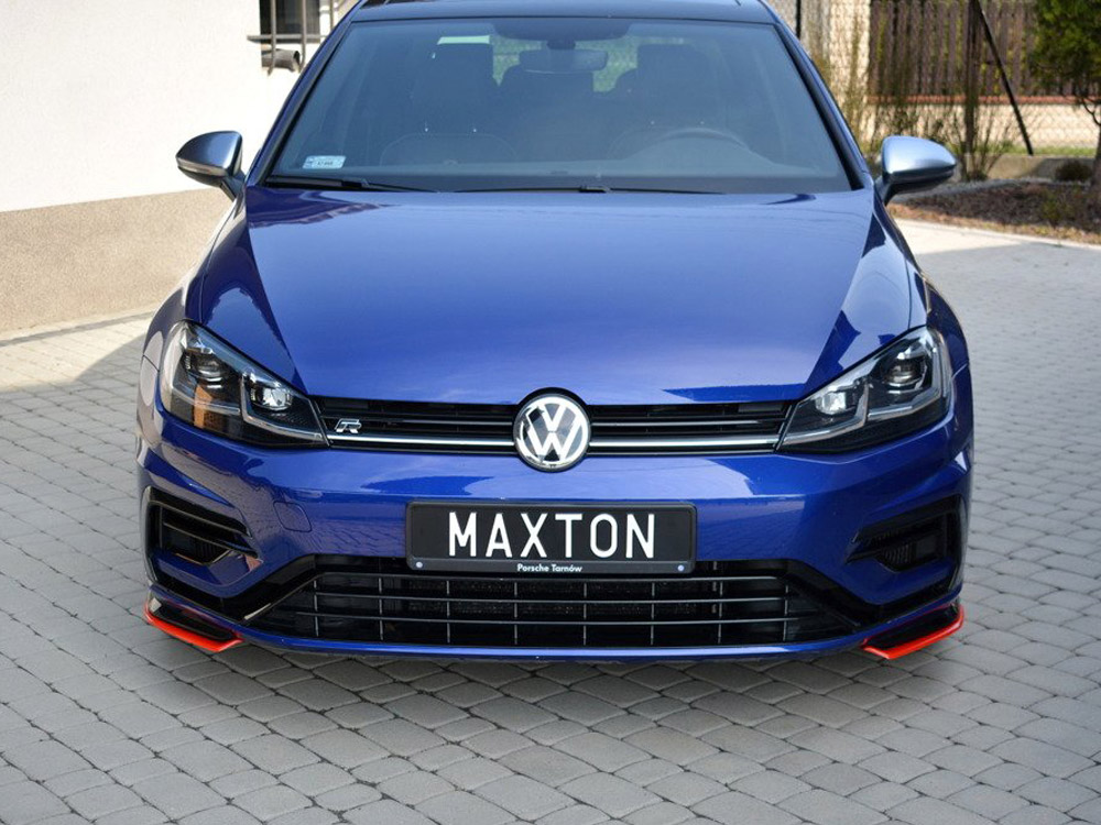 Maxton front side splitters volkswagen golf r/r-line mk7 facelift models 2 Maxton front side splitters volkswagen golf r/r-line mk7 facelift models - image 2