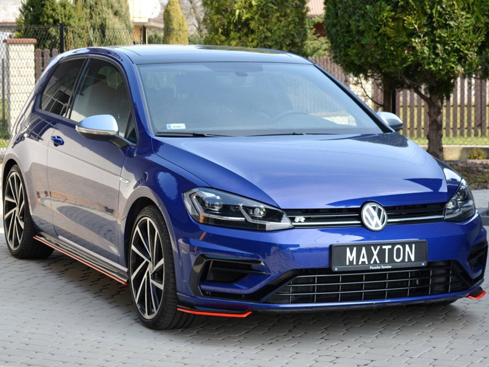 Maxton front side splitters volkswagen golf r/r-line mk7 facelift models 3 Maxton front side splitters volkswagen golf r/r-line mk7 facelift models - image 3