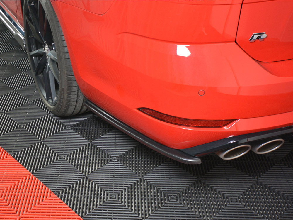 Maxton rear side splitters v1 volkswagen golf mk7 r variant (facelift models) 3 Maxton rear side splitters v1 volkswagen golf mk7 r variant (facelift models) - image 3