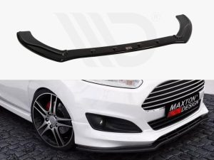 Maxton Front Splitter V1 Ford Fiesta ST-Line Mk7 Facelift Models