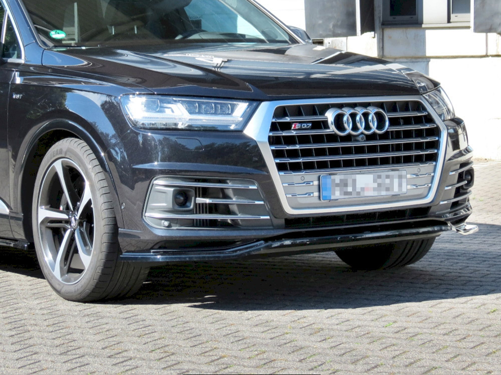 Maxton front splitter audi sq7/q7 s line mk2 (2016-2020) 1 Maxton front splitter audi sq7/q7 s line mk2 (2016-2020)