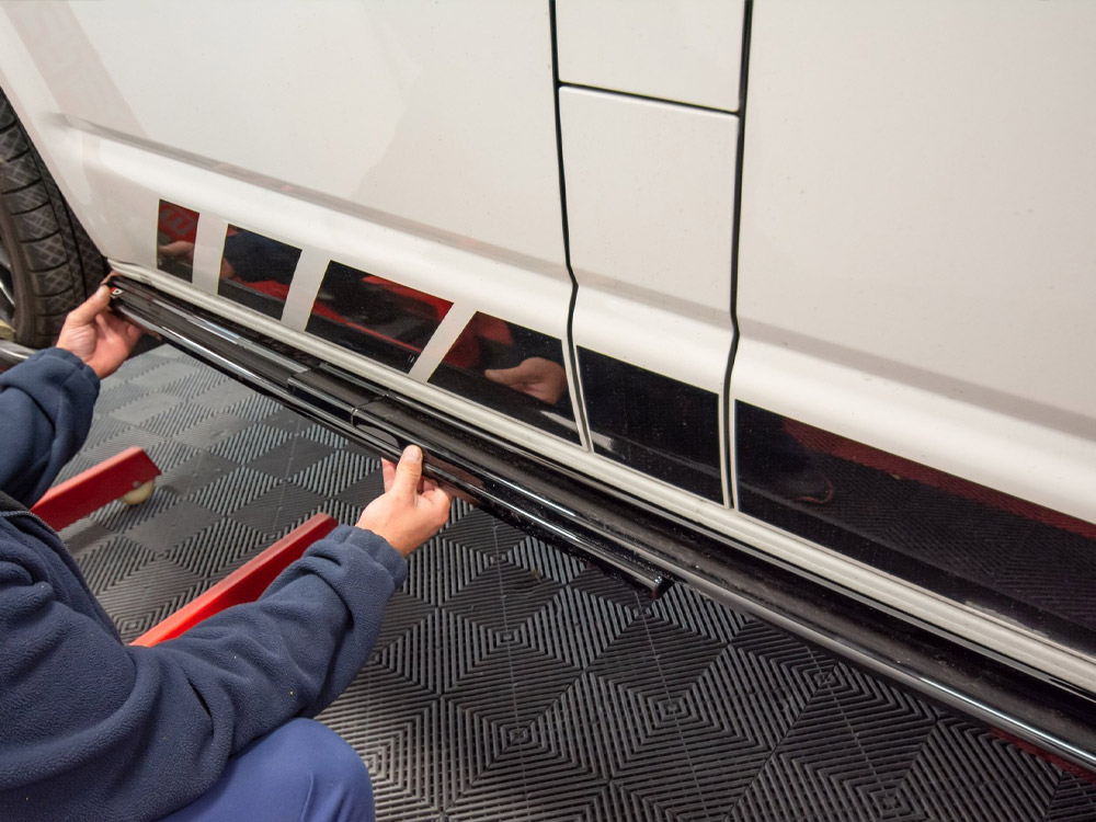 Maxton side skirts diffusers vw t6 6 Maxton side skirts diffusers vw t6 - image 6