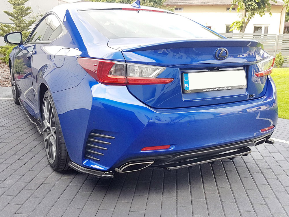 Maxton central rear splitter with vertical bars lexus rc (2014+) 1 Maxton central rear splitter with vertical bars lexus rc (2014+)