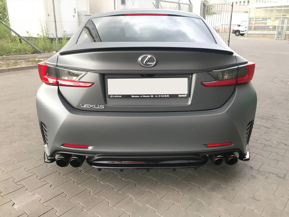 Maxton central rear splitter with vertical bars lexus rc (2014+) 3 Maxton central rear splitter with vertical bars lexus rc (2014+) - image 3