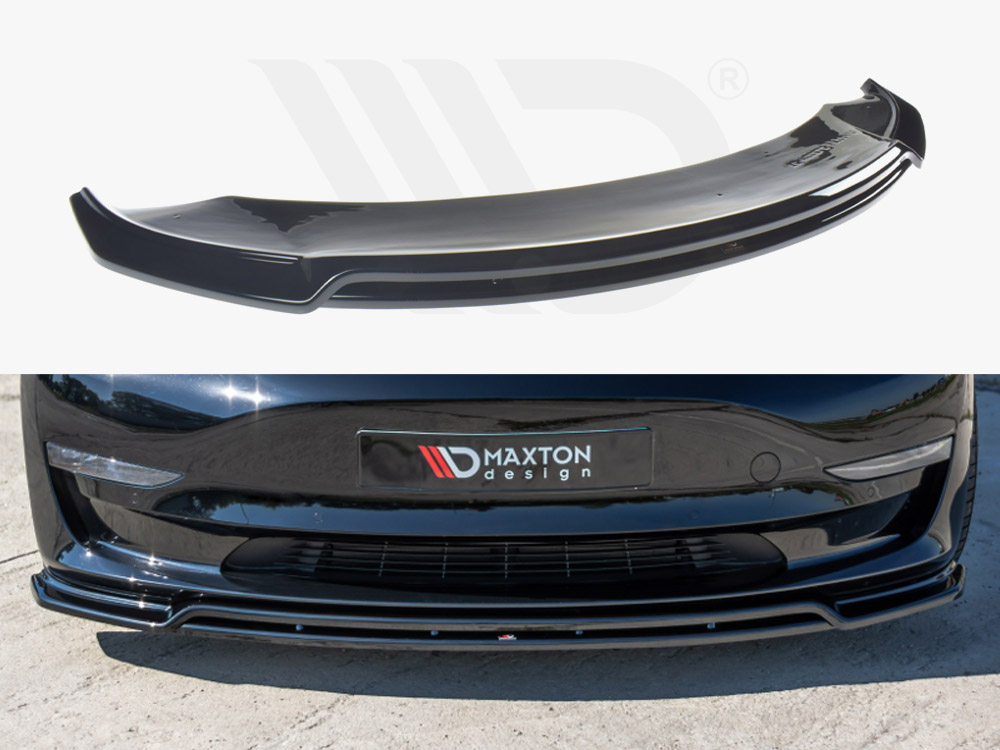 Maxton front splitter v2 tesla model 3 1 Maxton front splitter v2 tesla model 3