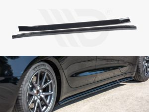 Maxton Side Skirts Diffusers Tesla Model 3