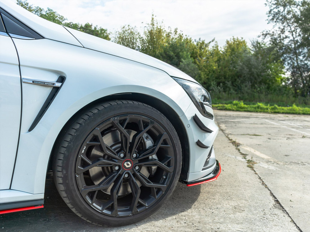 Maxton front bumper wings (canards) renault megane mk4 rs (2018-2020) 3 Maxton front bumper wings (canards) renault megane mk4 rs (2018-2020) - image 3