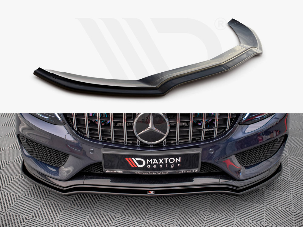 Maxton front splitter v1 mercedes-amg c43 / amg-line w205 1 Maxton front splitter v1 mercedes-amg c43 / amg-line w205
