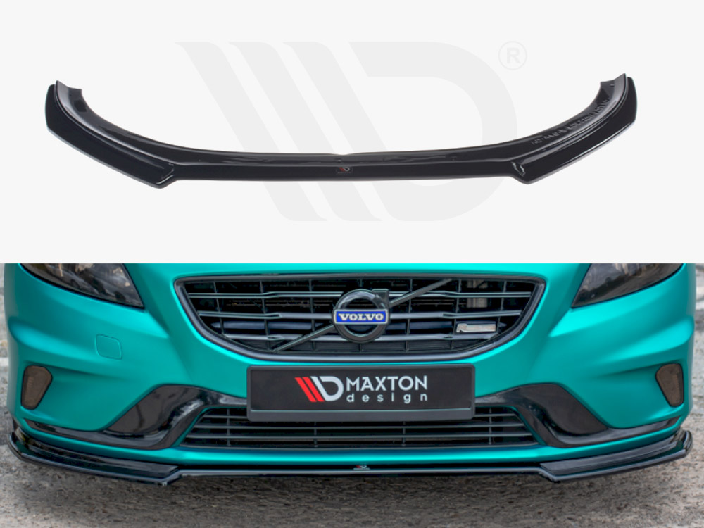 Maxton front splitter volvo v40 r-design (2012-2019) 1 Maxton front splitter volvo v40 r-design (2012-2019)