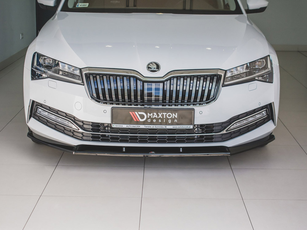 Maxton front splitter v2 skoda superb mk3 facelift models (2019+) 3 Maxton front splitter v2 skoda superb mk3 facelift models (2019+) - image 3