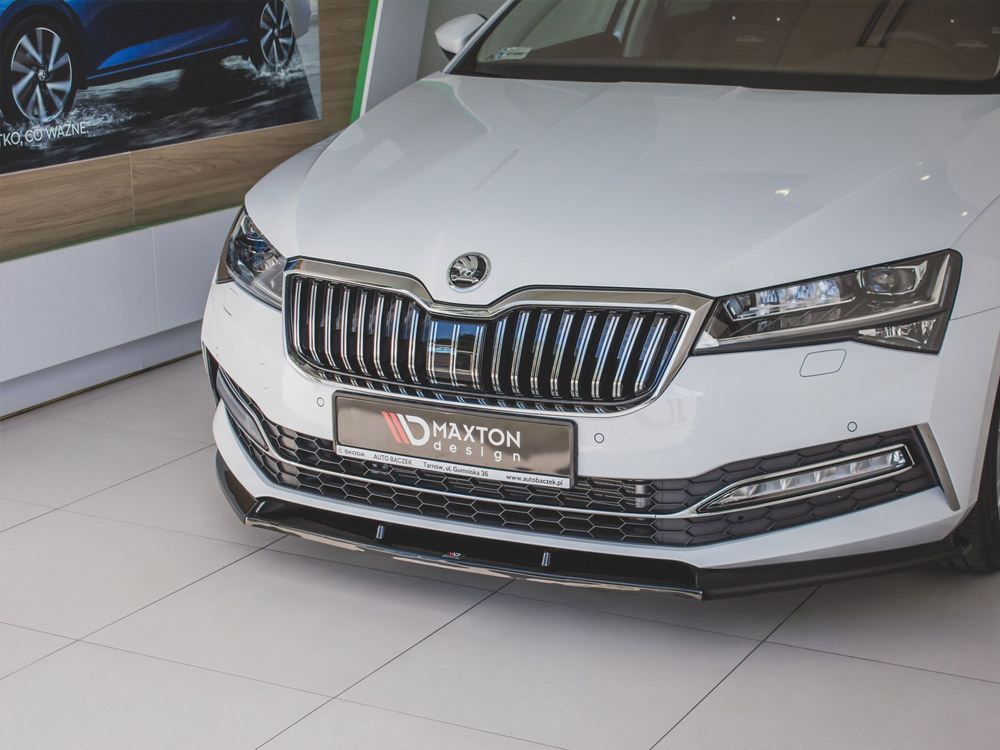 Maxton front splitter v2 skoda superb mk3 facelift models (2019+) 4 Maxton front splitter v2 skoda superb mk3 facelift models (2019+) - image 4