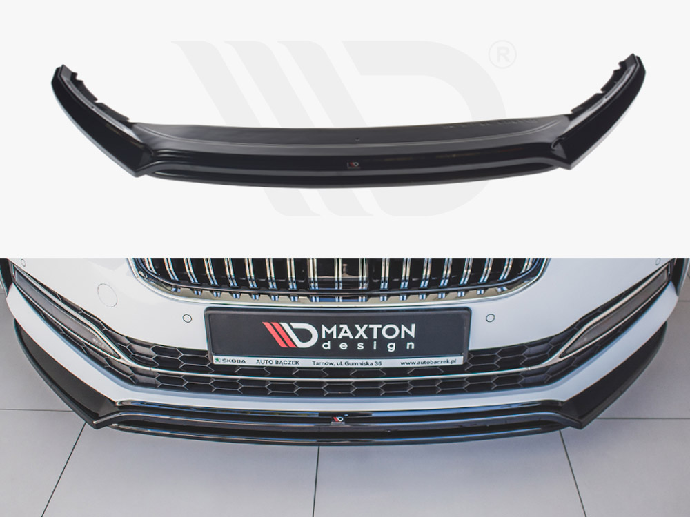 Maxton front splitter v3 skoda superb mk3 facelift models 1 Maxton front splitter v3 skoda superb mk3 facelift models