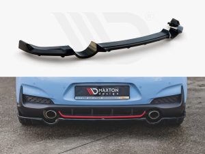 Maxton Central Rear Splitter (Vertical Bars) Hyundai i30 N Mk3 Hatchback