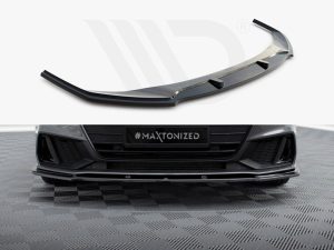 Maxton Front Splitter V2 Audi A7 S-Line C8 / S7 C8 / A7 C8 Facelift Models / S7 Facelift Models