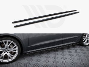Maxton Side Skirts Diffusers Audi A7 S-Line C8 / S7 C8 / A7 C8 Facelift Models / S7 Facelift Models