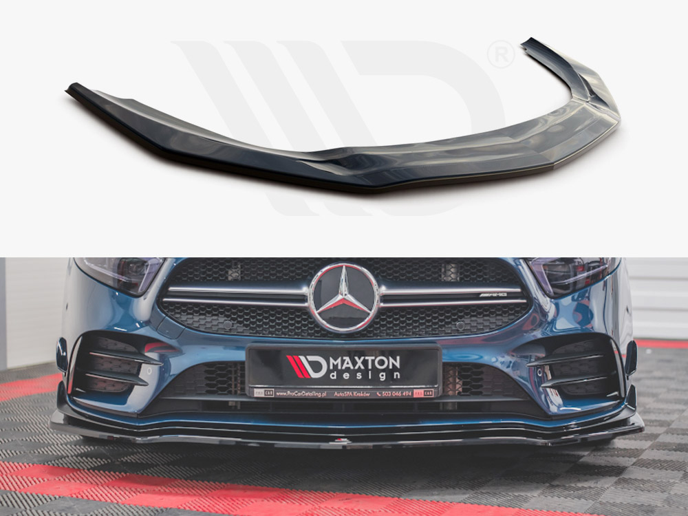 Maxton front splitter v1 mercedes a35 amg aero w177 1 Maxton front splitter v1 mercedes a35 amg aero w177