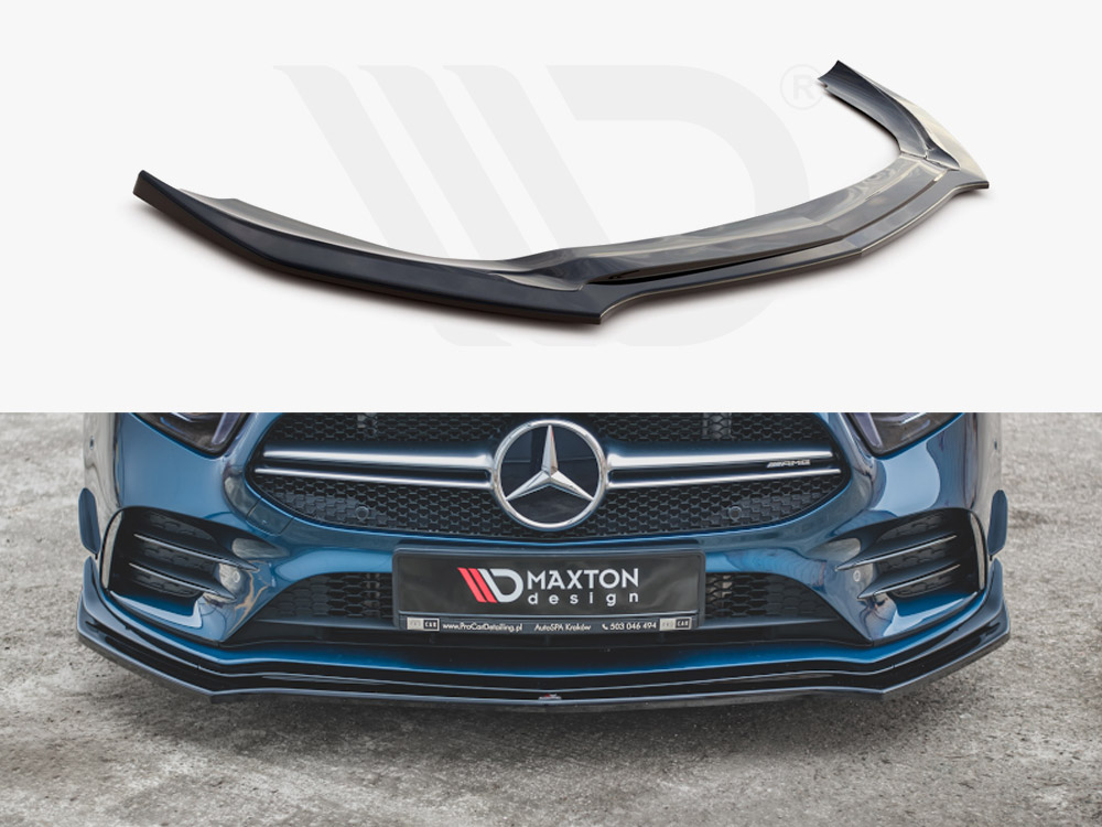 Maxton front splitter v2 mercedes a35 amg aero w177 1 Maxton front splitter v2 mercedes a35 amg aero w177