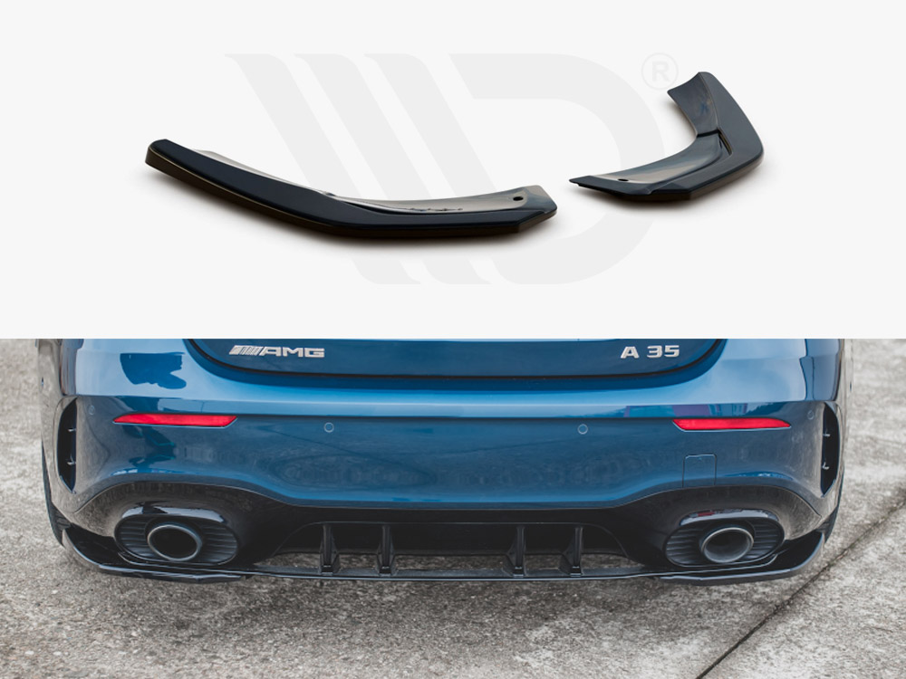 Maxton rear side splitters mercedes a35 amg hatchback w177 1 Maxton rear side splitters mercedes a35 amg hatchback w177