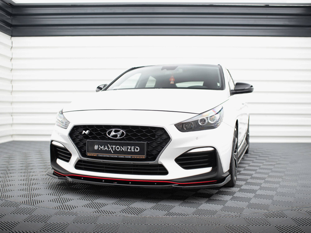 Maxton front splitter v4 hyundai i30 n mk3 hatchback/fastback 2 Maxton front splitter v4 hyundai i30 n mk3 hatchback/fastback - image 2