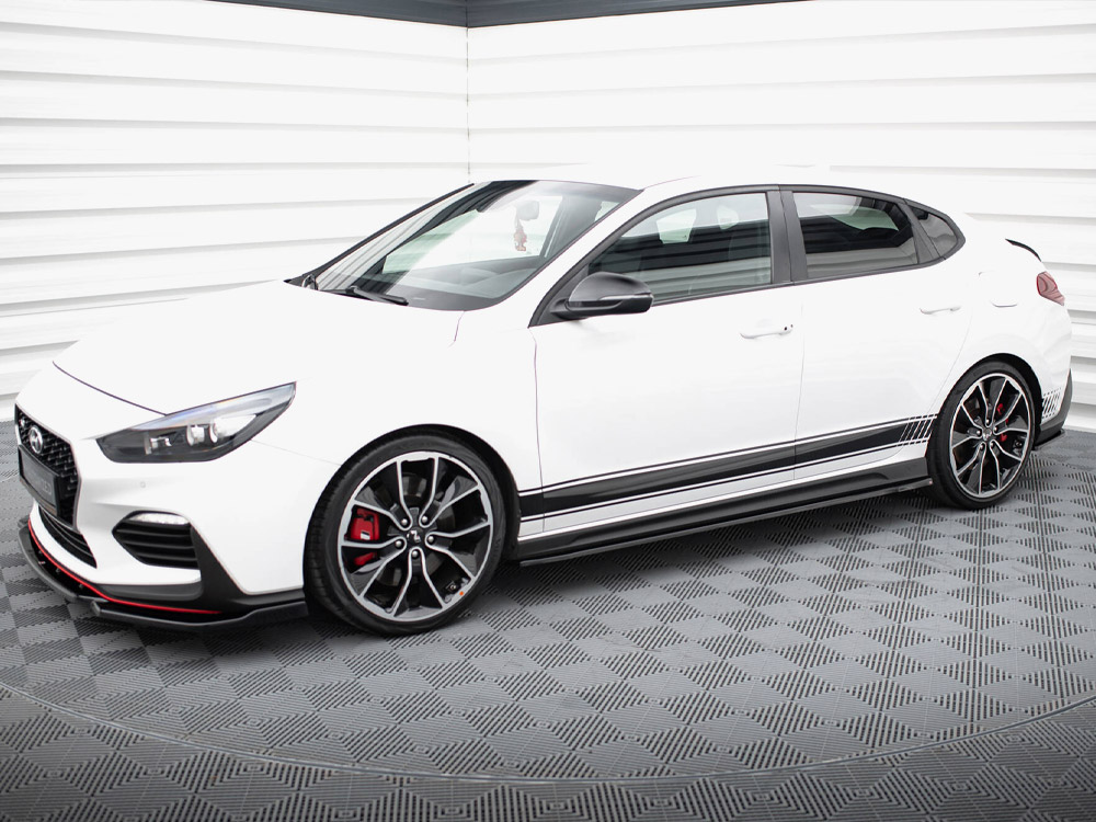 Maxton side skirts diffusers v4 hyundai i30 n mk3 / mk3 facelift models hatchback / fastback 2 Maxton side skirts diffusers v4 hyundai i30 n mk3 / mk3 facelift models hatchback / fastback - image 2