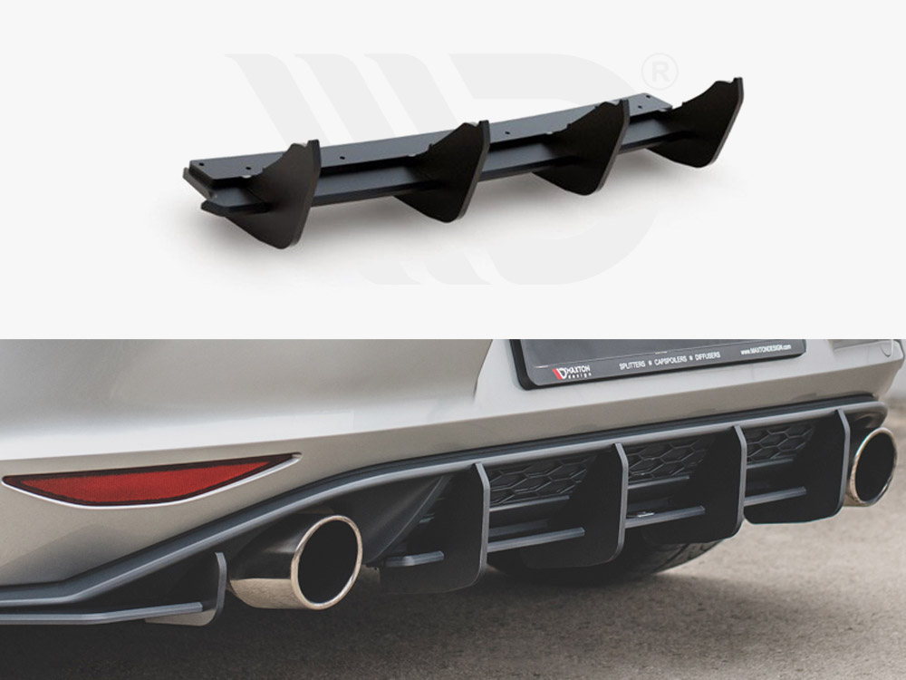 Maxton street pro rear diffuser v1 volkswagen golf mk7 gti 1 Maxton street pro rear diffuser v1 volkswagen golf mk7 gti