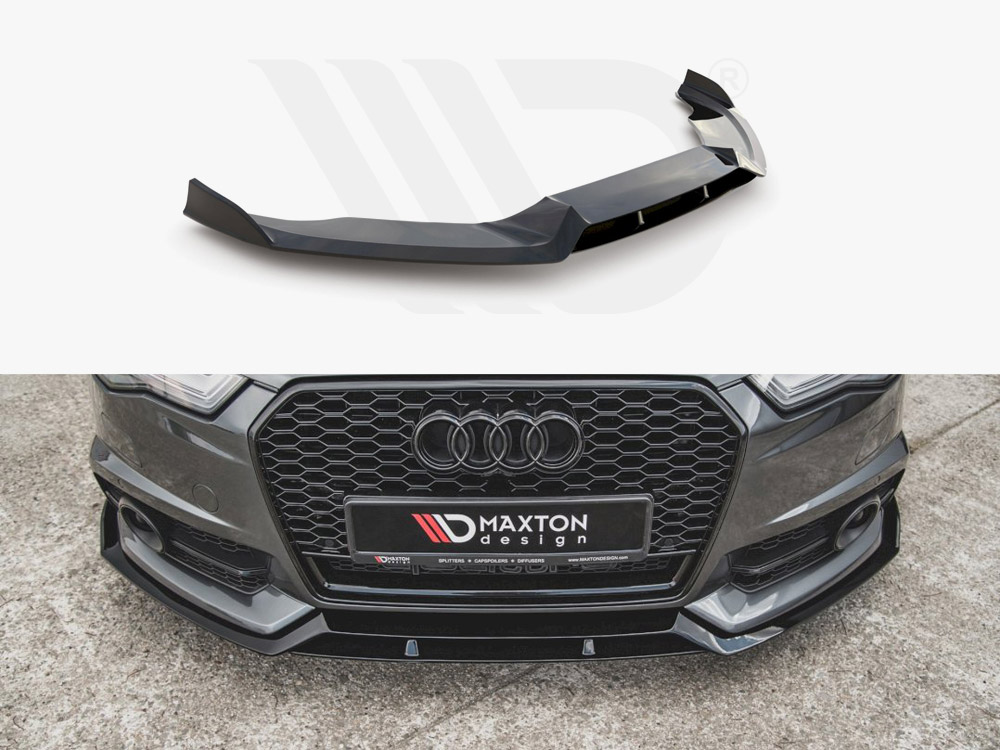 Maxton front splitter audi a6 / a6 c7 s-line / s6 c7 facelift models 1 Maxton front splitter audi a6 / a6 c7 s-line / s6 c7 facelift models