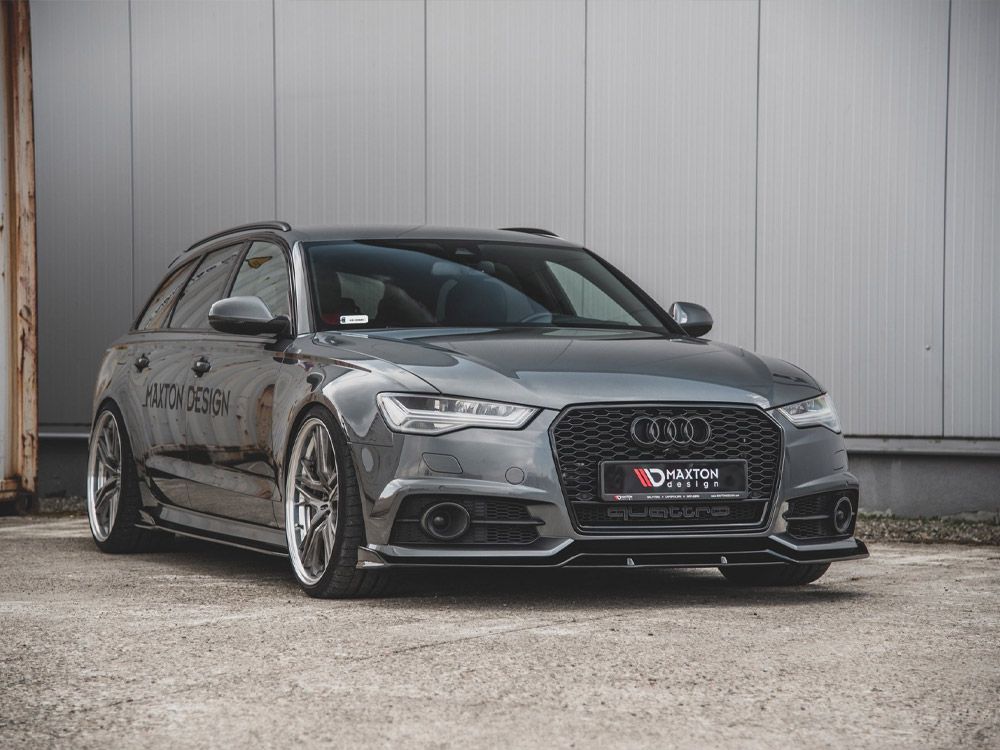 Maxton front splitter audi a6 / a6 c7 s-line / s6 c7 facelift models 2 Maxton front splitter audi a6 / a6 c7 s-line / s6 c7 facelift models - image 2