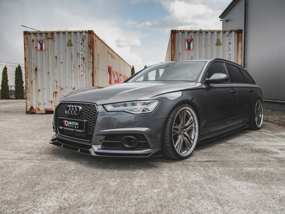 Maxton front splitter audi a6 / a6 c7 s-line / s6 c7 facelift models 3 Maxton front splitter audi a6 / a6 c7 s-line / s6 c7 facelift models - image 3