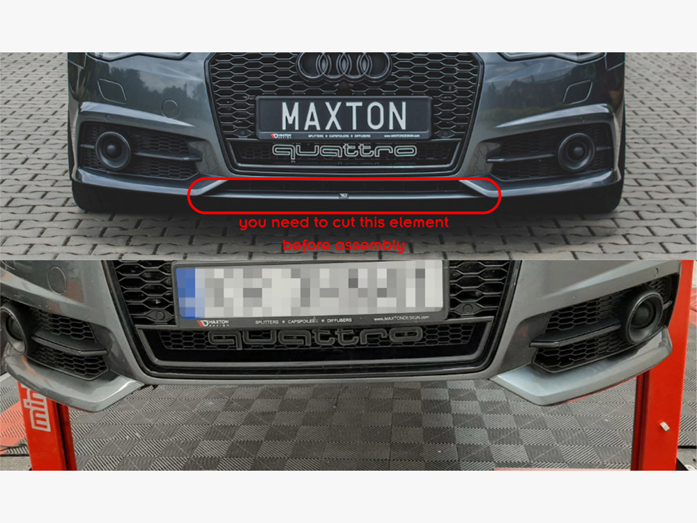 Maxton front splitter audi a6 / a6 c7 s-line / s6 c7 facelift models 10 Maxton front splitter audi a6 / a6 c7 s-line / s6 c7 facelift models - image 10