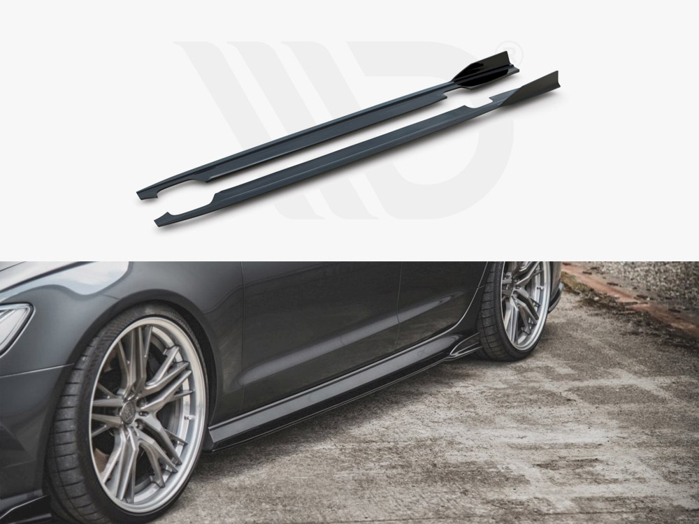 Maxton side skirts diffusers audi a6 / a6 c7 s-line / s6 c7 facelift models 1 Maxton side skirts diffusers audi a6 / a6 c7 s-line / s6 c7 facelift models