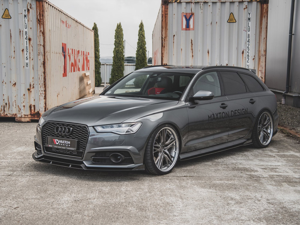 Maxton side skirts diffusers audi a6 / a6 c7 s-line / s6 c7 facelift models 2 Maxton side skirts diffusers audi a6 / a6 c7 s-line / s6 c7 facelift models - image 2