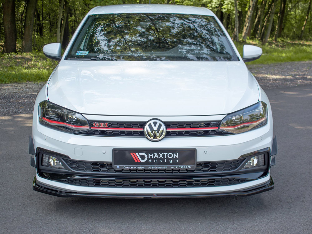 Maxton front splitter v2 volkswagen polo gti/r-line mk6 3 Maxton front splitter v2 volkswagen polo gti/r-line mk6 - image 3