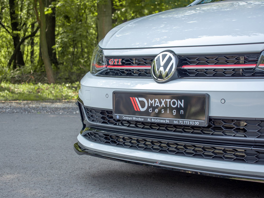 Maxton front splitter v2 volkswagen polo gti/r-line mk6 4 Maxton front splitter v2 volkswagen polo gti/r-line mk6 - image 4