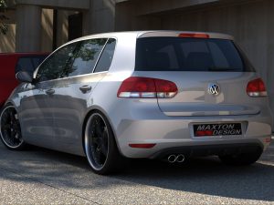 Maxton Rear Valance VW Golf Mk6 (1 Exhaust Hole)