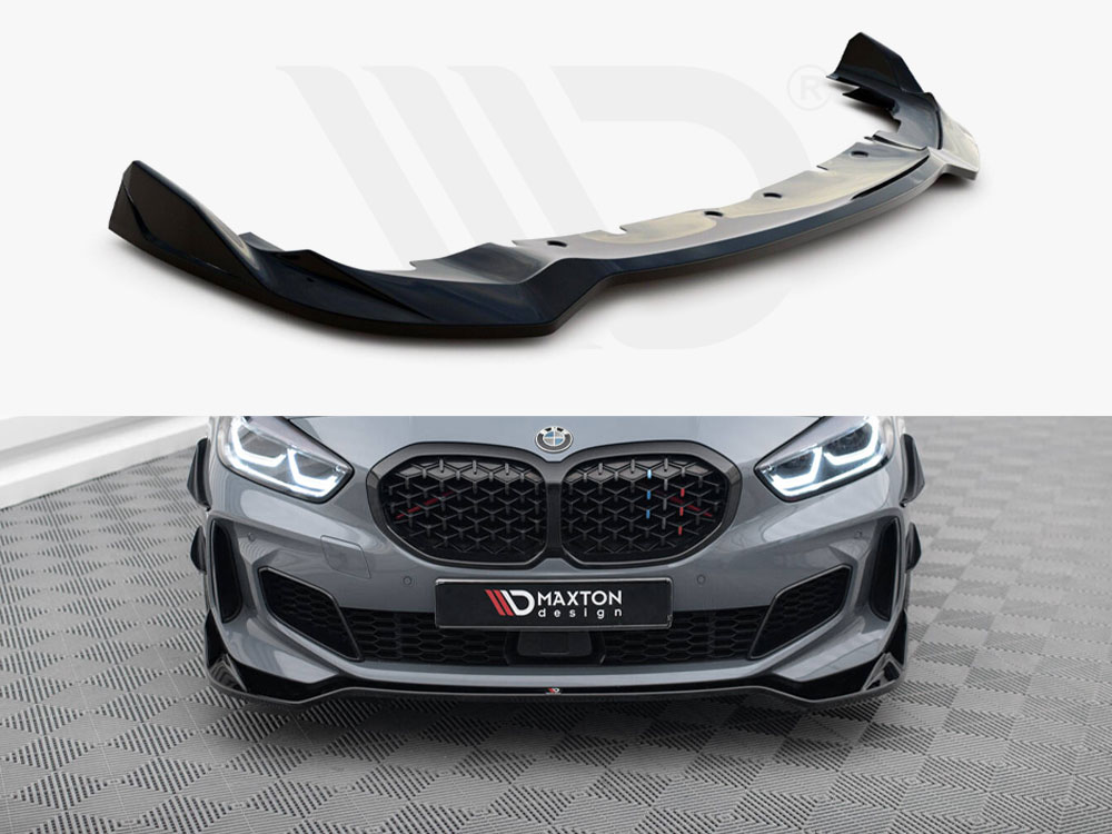Maxton front splitter v5 bmw 1 series f40 m-sport / m135i 1 Maxton front splitter v5 bmw 1 series f40 m-sport / m135i