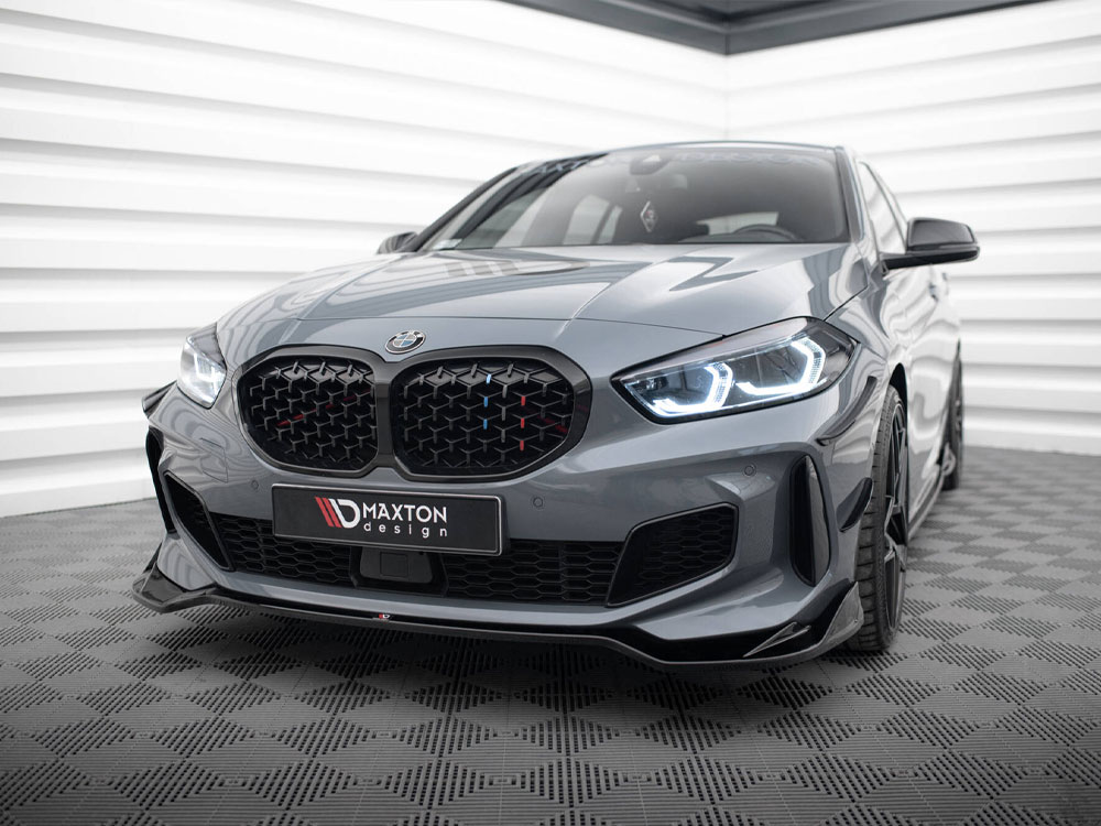 Maxton front splitter v5 bmw 1 series f40 m-sport / m135i 2 Maxton front splitter v5 bmw 1 series f40 m-sport / m135i - image 2