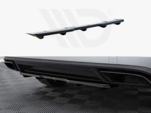 Maxton Central Rear Splitter (Vertical Bars) Skoda Kodiaq RS