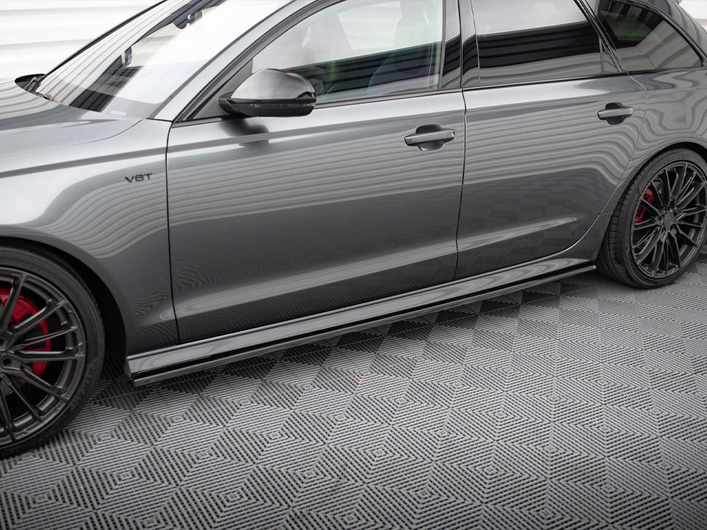 Maxton side skirts diffusers audi s6 / a6 s-line / a6 c7 facelift models 3 Maxton side skirts diffusers audi s6 / a6 s-line / a6 c7 facelift models - image 3