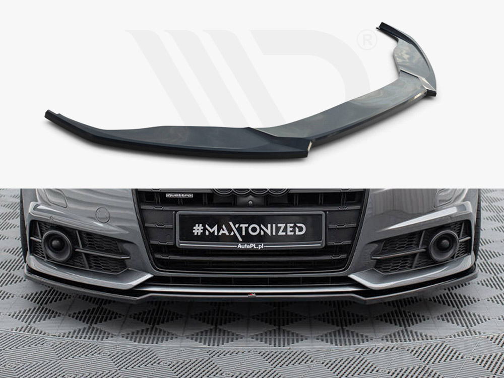 Maxton front splitter v2 audi a6 / a6 c7 s-line / s6 c7 facelift models 1 Maxton front splitter v2 audi a6 / a6 c7 s-line / s6 c7 facelift models