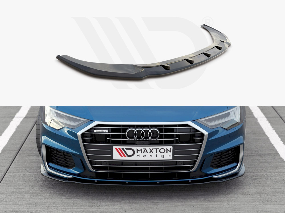 Maxton front splitter v2 audi a6 s-line/s6 c8 1 Maxton front splitter v2 audi a6 s-line/s6 c8
