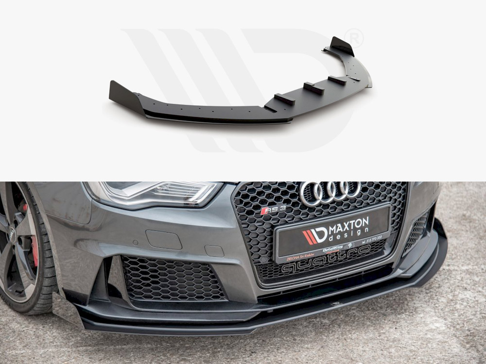Maxton street pro front splitter + flaps audi rs3 8v sportback 1 Maxton street pro front splitter + flaps audi rs3 8v sportback