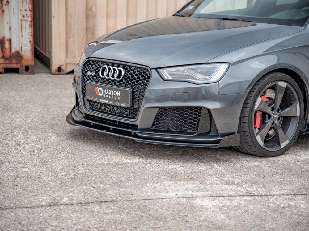 Maxton front splitter flaps audi rs3 8v sportback (2015-2016) 2 Maxton front splitter flaps audi rs3 8v sportback (2015-2016) - image 2