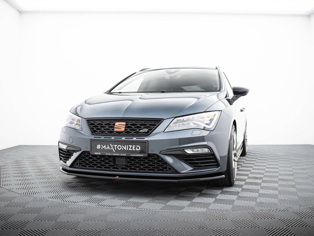 Maxton front splitter v5 seat leon cupra/fr mk3 facelift models 2 Maxton front splitter v5 seat leon cupra/fr mk3 facelift models - image 2
