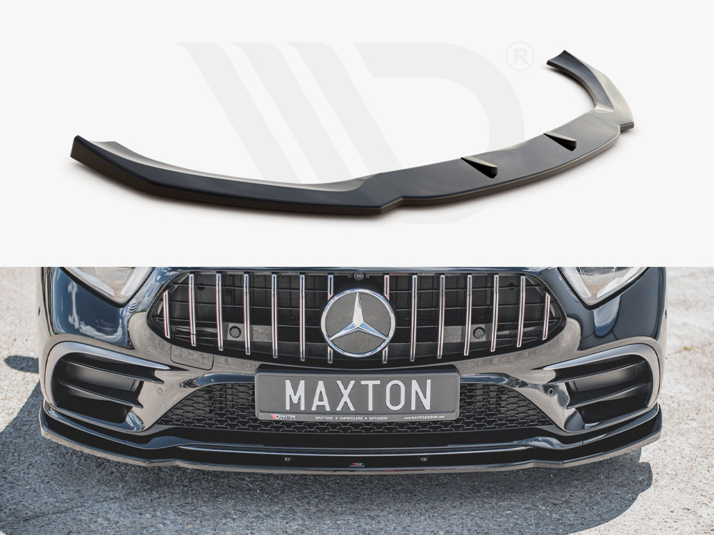 Maxton front splitter v2 mercedes-benz cls amg-line / 53amg c257 1 Maxton front splitter v2 mercedes-benz cls amg-line / 53amg c257